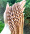 10 Strands, Rosewood Beads, 8mm, Round